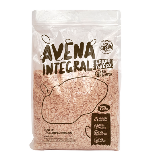 AVENA EN HOJUELAS SIN GLUTEN DEL CAMPO 750GR