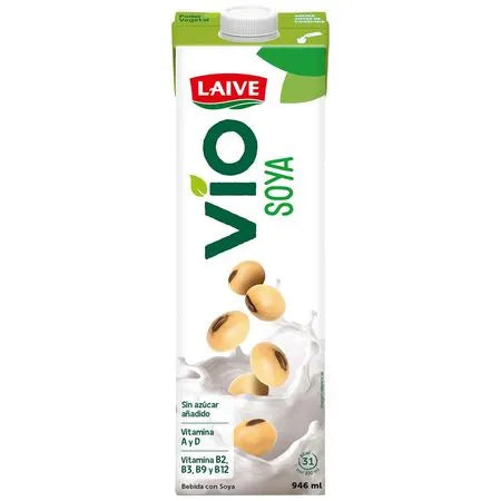 BEBIDA VEGETAL DE SOYA SIN ENDULZANTE LAIVE 1LT