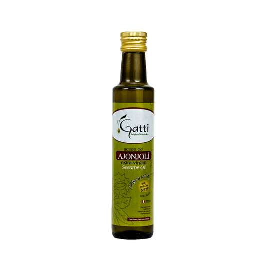 ACEITE DE AJONJOLI TOSTADO EXTRA VIRGEN GATTI 250ML