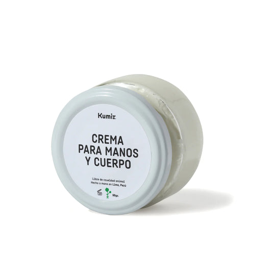 CREMA PARA MANOS Y CUERPO MANGO VAINILLA KUMIR 50GR