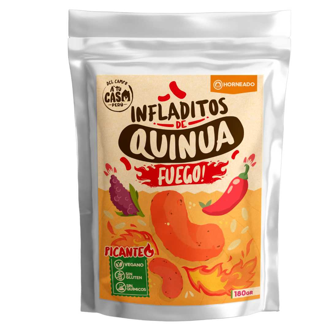 INFLADITOS DE QUINUA FUEGO DEL CAMPO 150GR