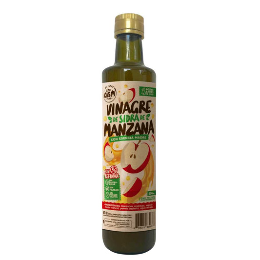 VINAGRE DE SIDRA DE MANZANA DEL CAMPO 500 ML