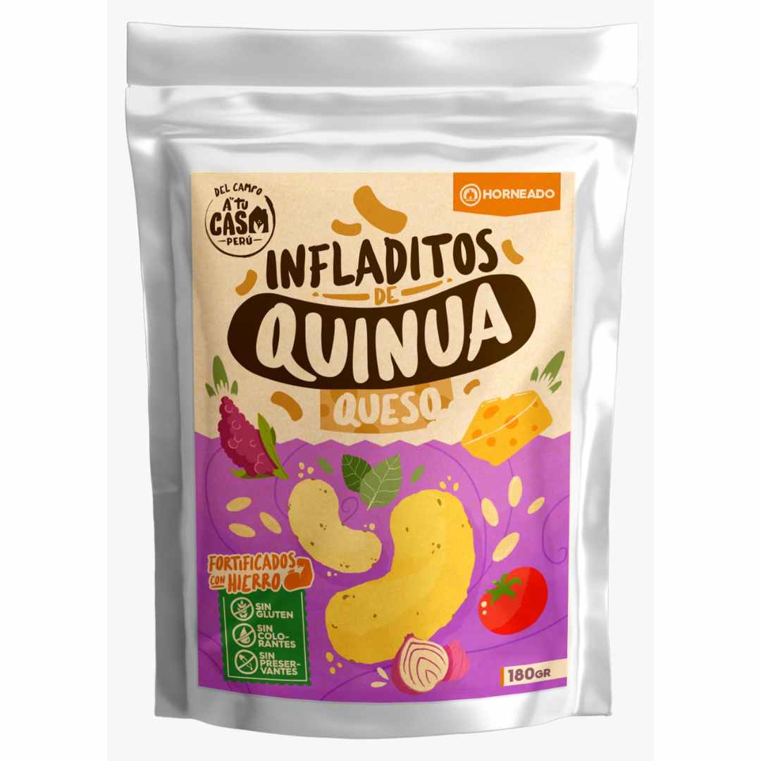 INFLADITOS DE QUINUA QUESO DEL CAMPO 150GR