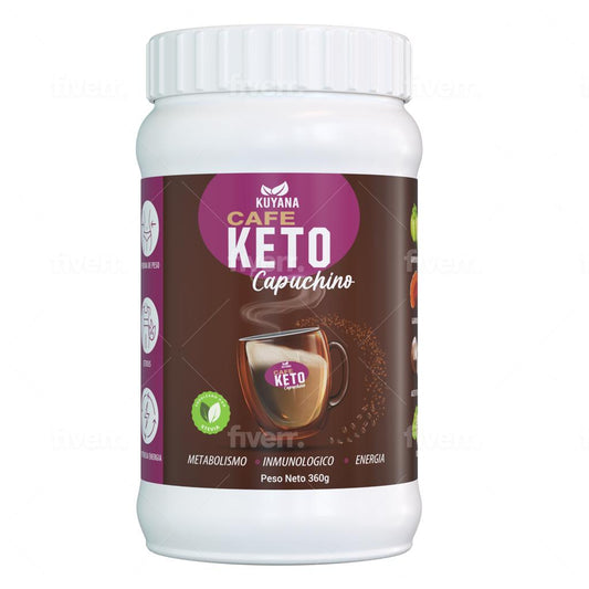 CAFE INSTANTANEO KETO CAPUCHINO KUYANA 360GR