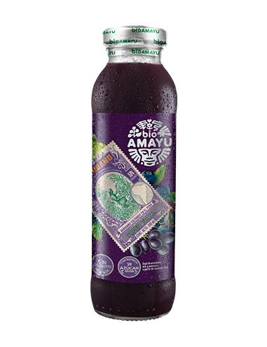 JUGO DE ARANDANOS UVA Y MANZANA BIO AMAYU 330ML