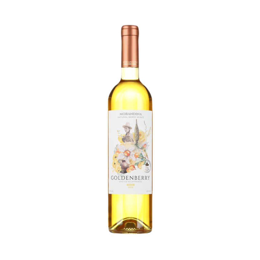 VINO DE AGUAYMANTO GOLDENBERRY SEMI SECO MORANDINA 750ML