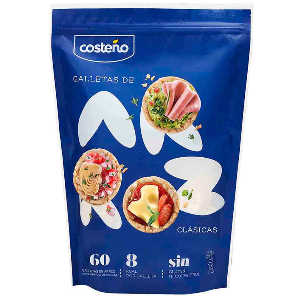 GALLETA DE ARROZ CLASICO COSTEÑO 150GR