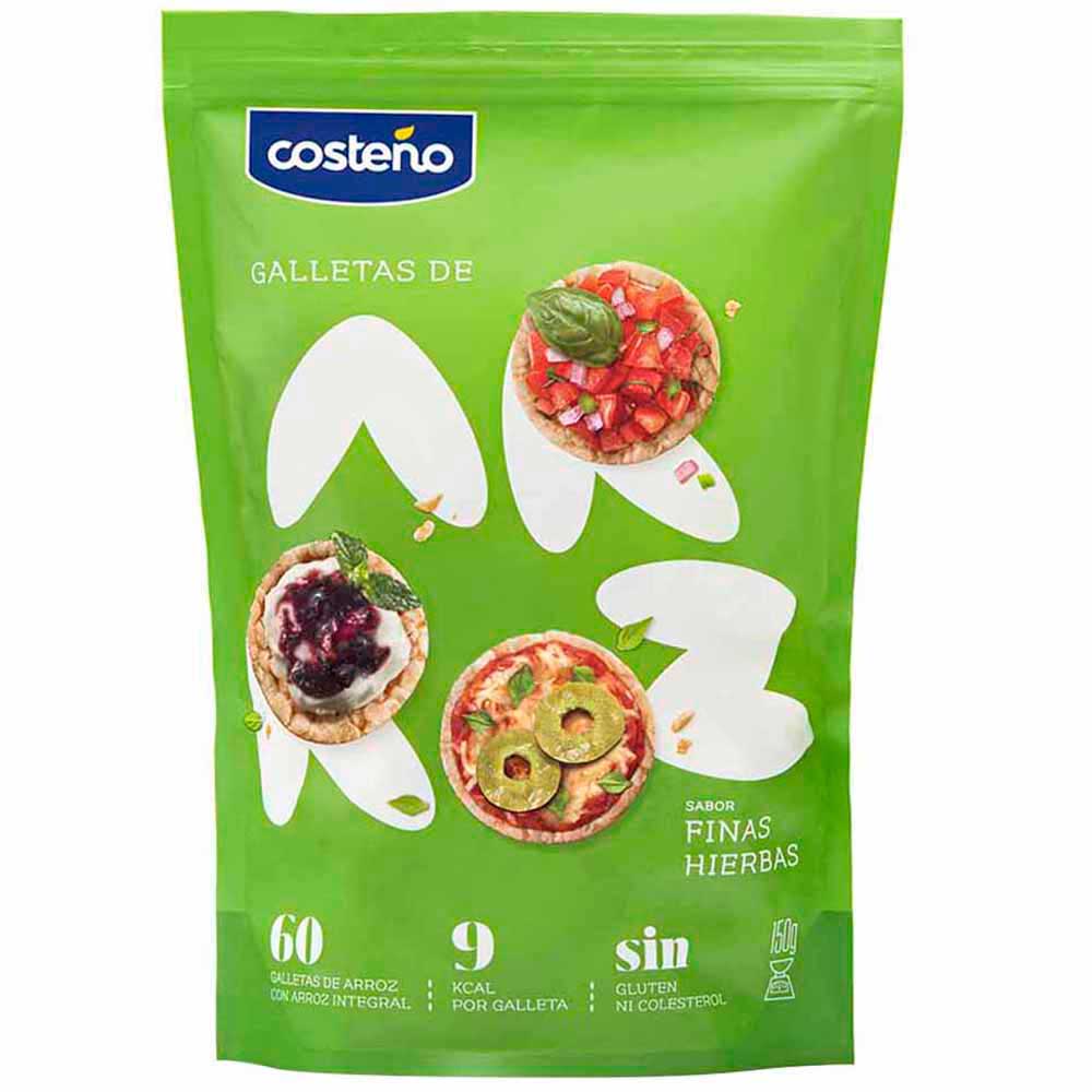 GALLETA DE ARROZ HIERBAS FINAS COSTEÑO 150GR